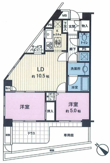 モリス府中中河原間取り
