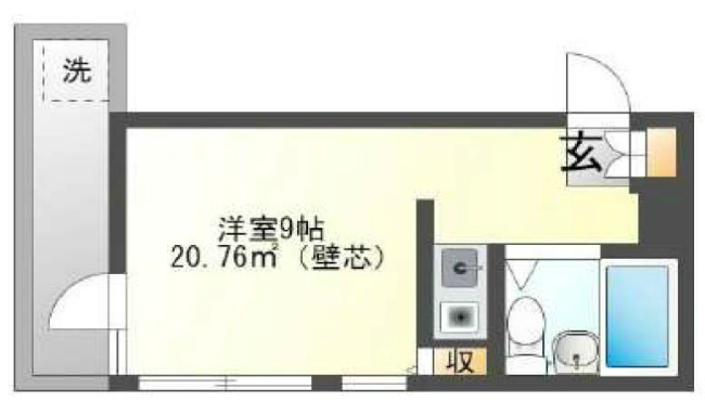 スカイコート府中間取り