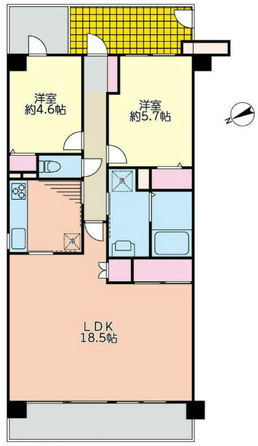 アドリーム分倍河原間取り