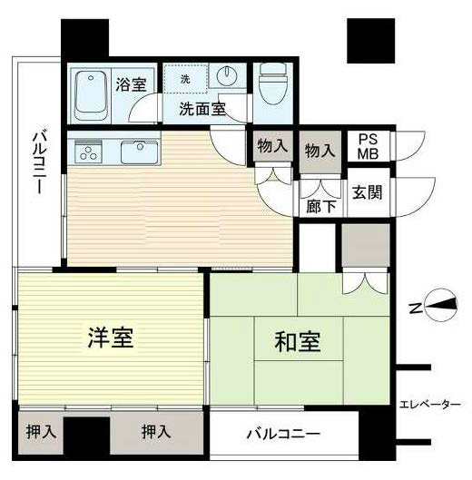 ライオンズマンション府中第3間取り