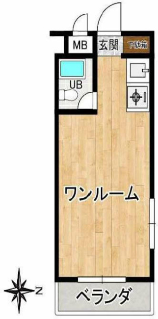 スカイコート府中間取り