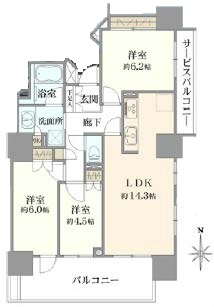 パークハウス府中緑町間取り