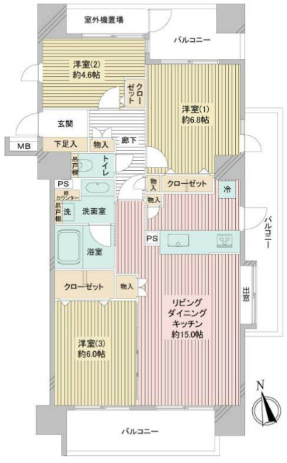 シーアイマンション府中間取り