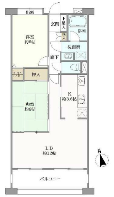 モナージュ府中白糸台間取り
