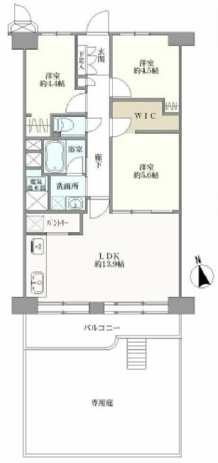 府中マンション間取り