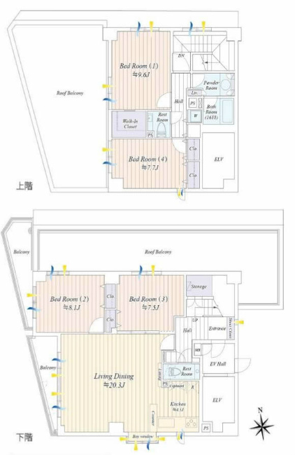 パークノヴァ府中間取り