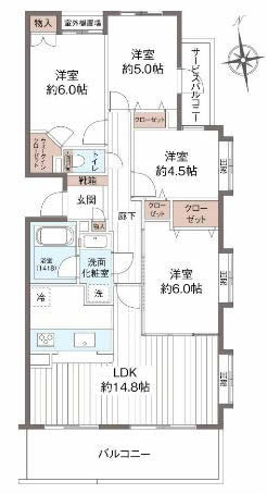 ステイツ府中白糸台間取り