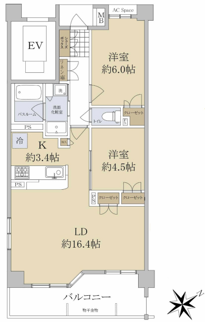 カサーレ府中中河原間取り