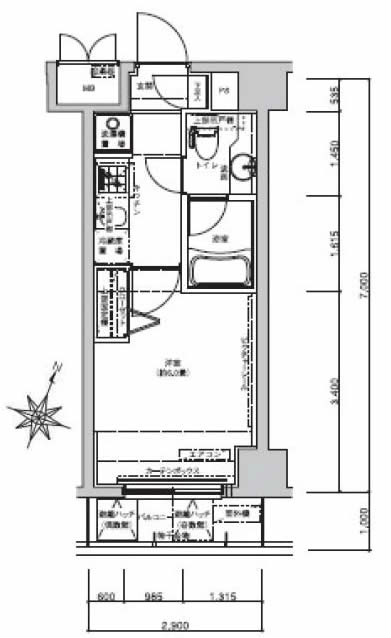 ドルチェＰａｒｃｏ東京府中間取り