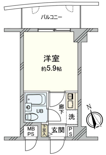 朝日パリオ国分寺間取り
