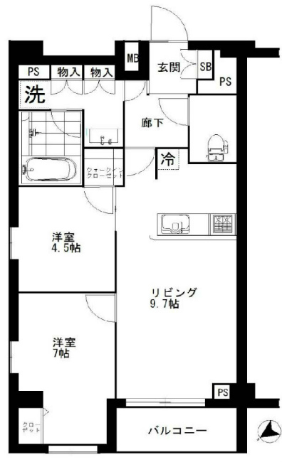 メイクスデザイン府中間取り