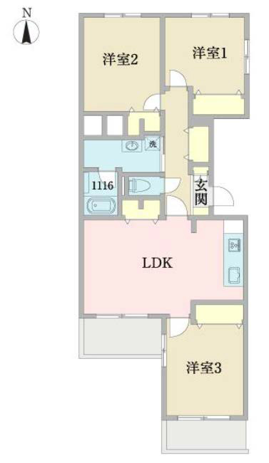 府中サンライズヒル間取り