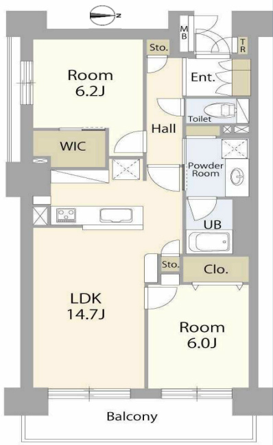 府中パークホームズ間取り