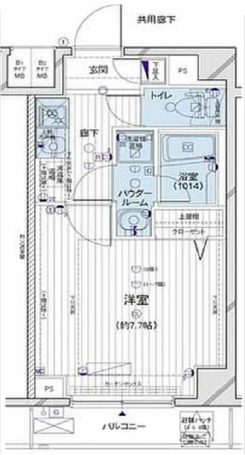 メインステージ府中中河原駅前間取り