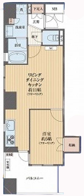 アイディーコート府中グリーンウィンド間取り