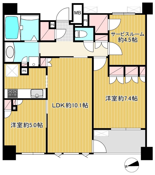 ブレシア西府レジデンス間取り