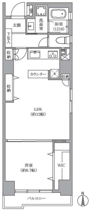 メゾン府中（宮町１）間取り