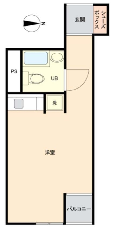 スカイコート府中間取り