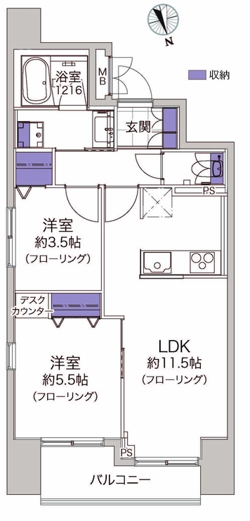 府中ガーデンハウス間取り