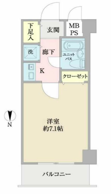 ライオンズプラザ府中是政駅前（M-48890）の間取り図