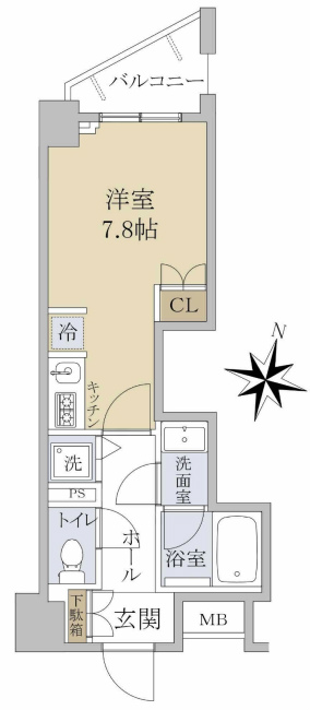 クリオコンフォート府中（M-49254）の間取り図