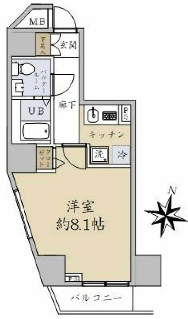 マーロ府中レジデンス＃Ｒ（M-49464）の間取り図