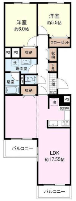 府中サンライズヒル（西府駅・M-49722）の間取り図