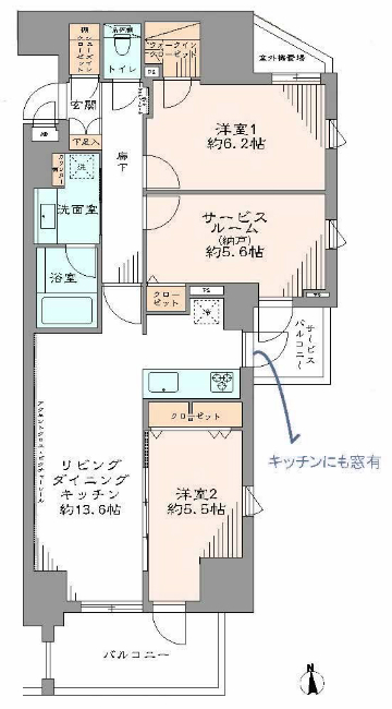 プレシス府中リヴェスタ（M-49828）の間取り図