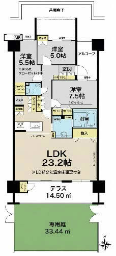 リムザ（是政駅・M-49838）の間取り図