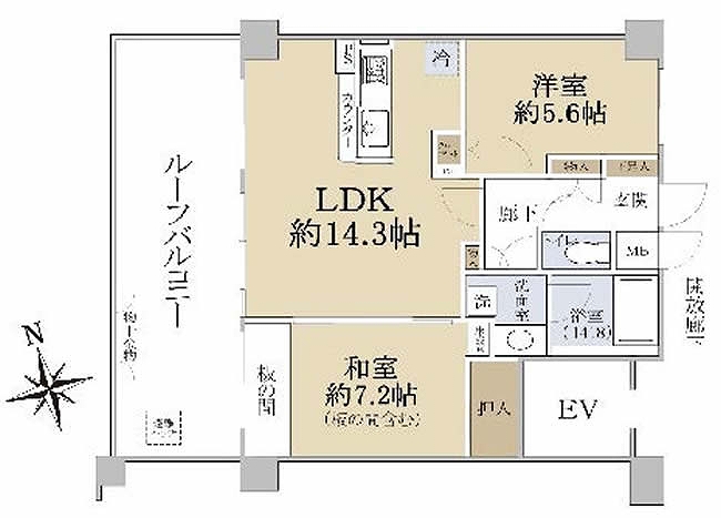 マイキャッスル府中いちょう通りウエスト（M-49924）の間取り図