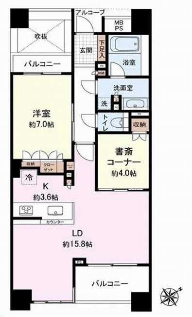 レクセル府中西府（M-49957）の間取り図