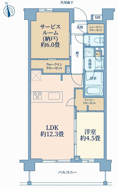 ファインスクェア府中緑町（M-49975）の間取り図