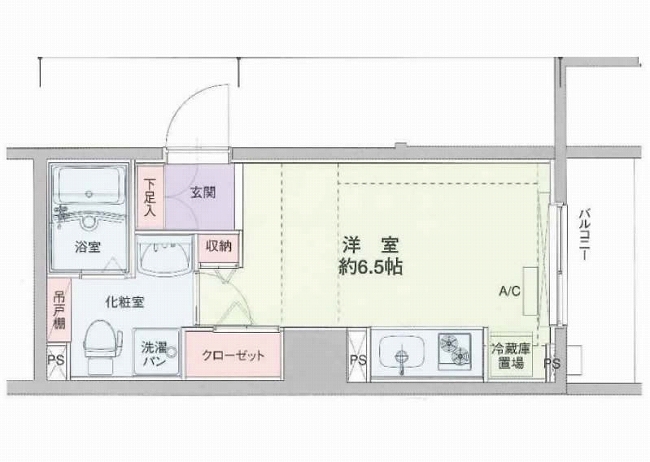 ドルチェ東京府中弐番館（東府中駅・M-50003）の間取り図
