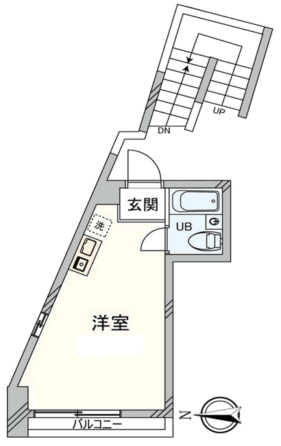 ライトルヴェ（東府中駅・M-50051）の間取り図
