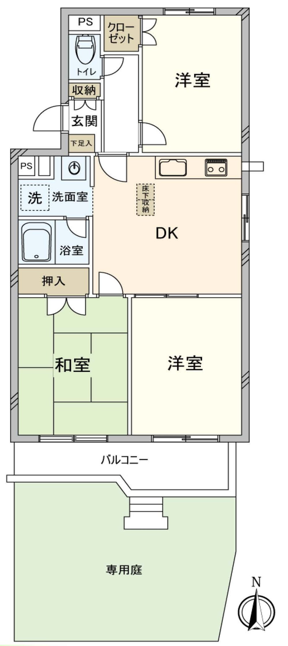 府中サンライズヒル（西府駅・M-50134）の間取り図