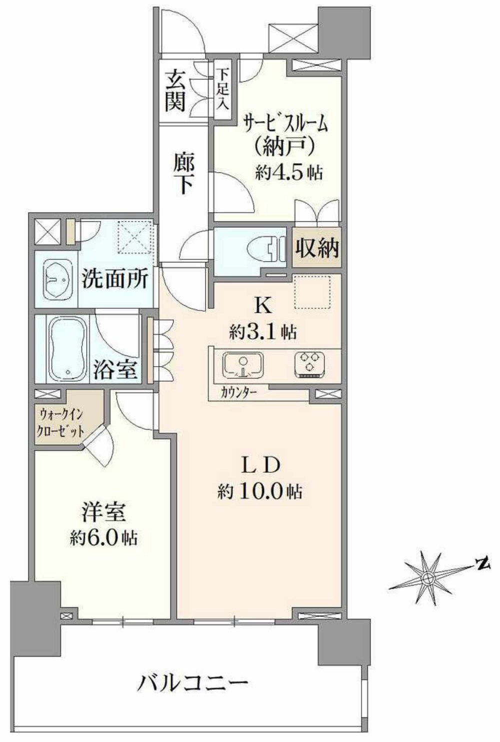クラッシィハウス府中（M-50160）の間取り図