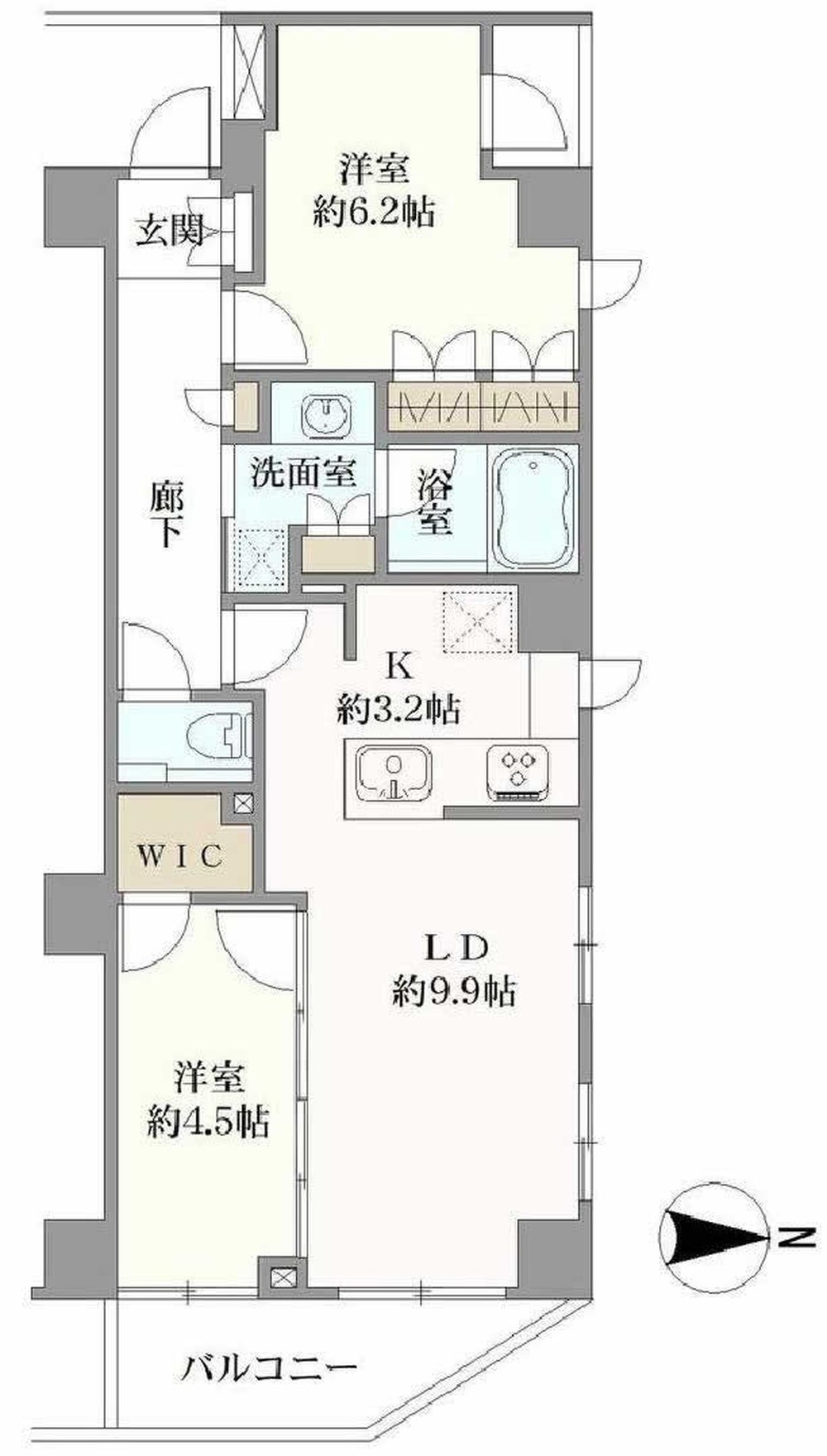 リビオ府中寿町（M-50162）の間取り図