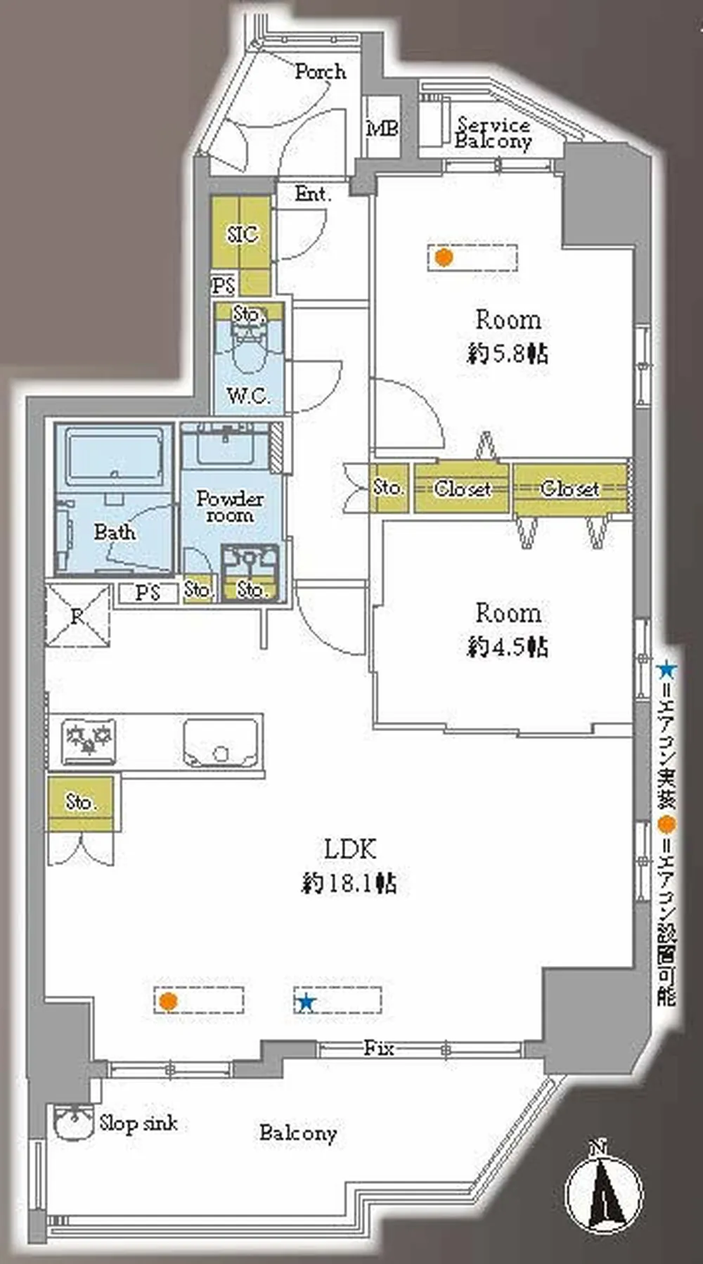 ラヴィドール府中サザンテラス（M-50166）の間取り図