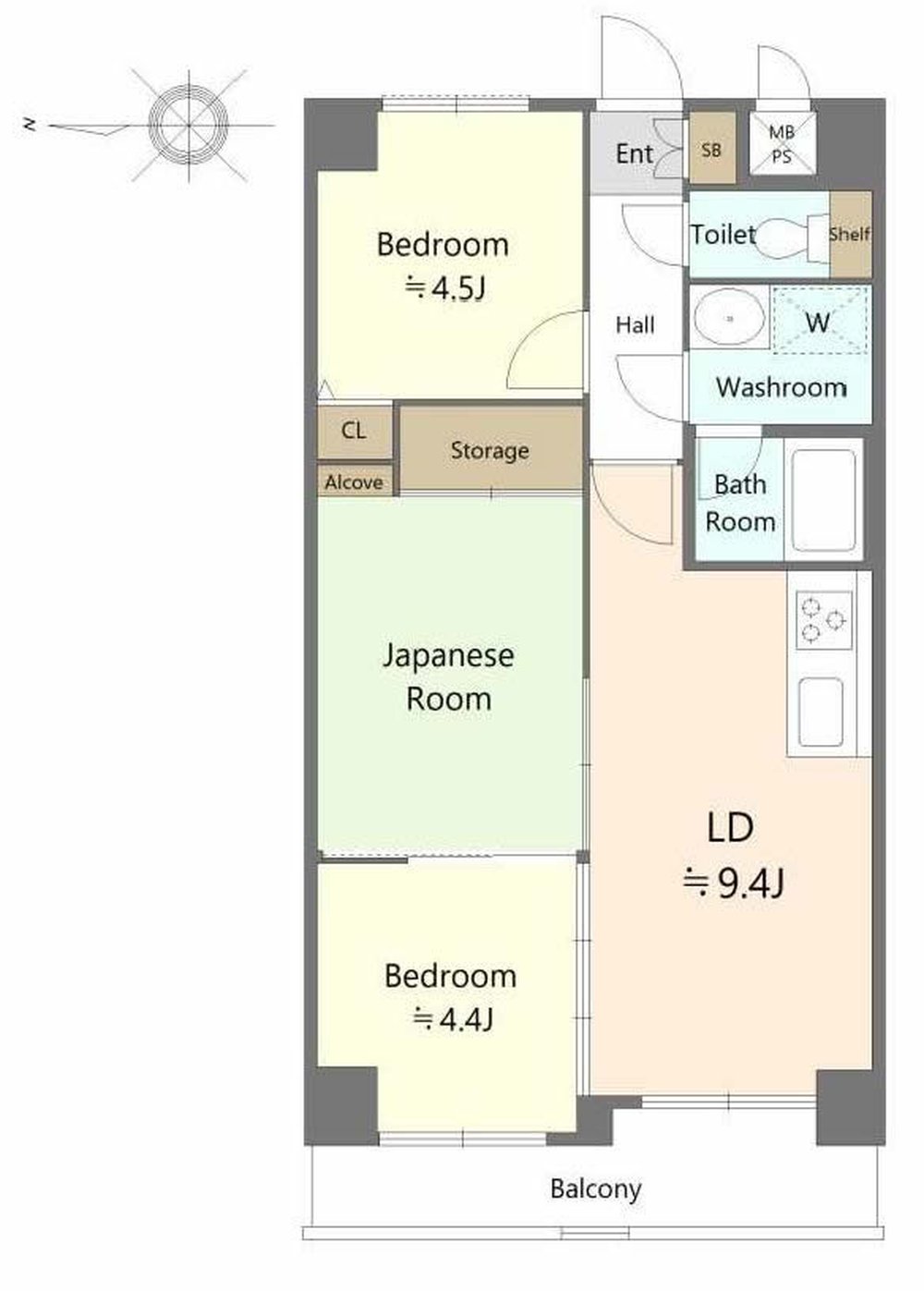 ライオンズプラザ府中是政駅前（M-50175）の間取り図