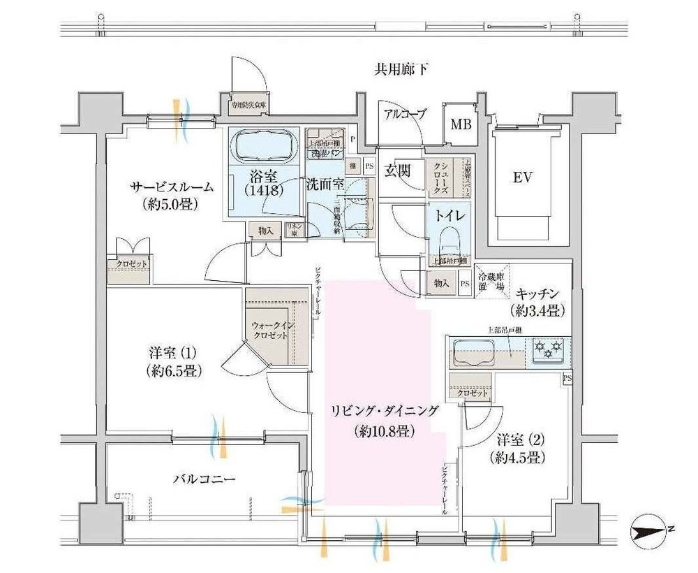 アーデル府中白糸台通り（武蔵野台駅・M-50182）の間取り図