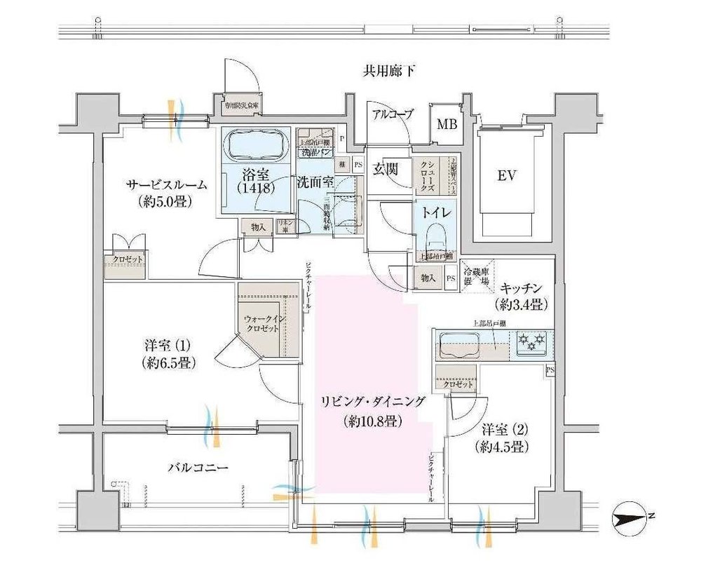 アーデル府中白糸台通り（武蔵野台駅・M-50183）の間取り図