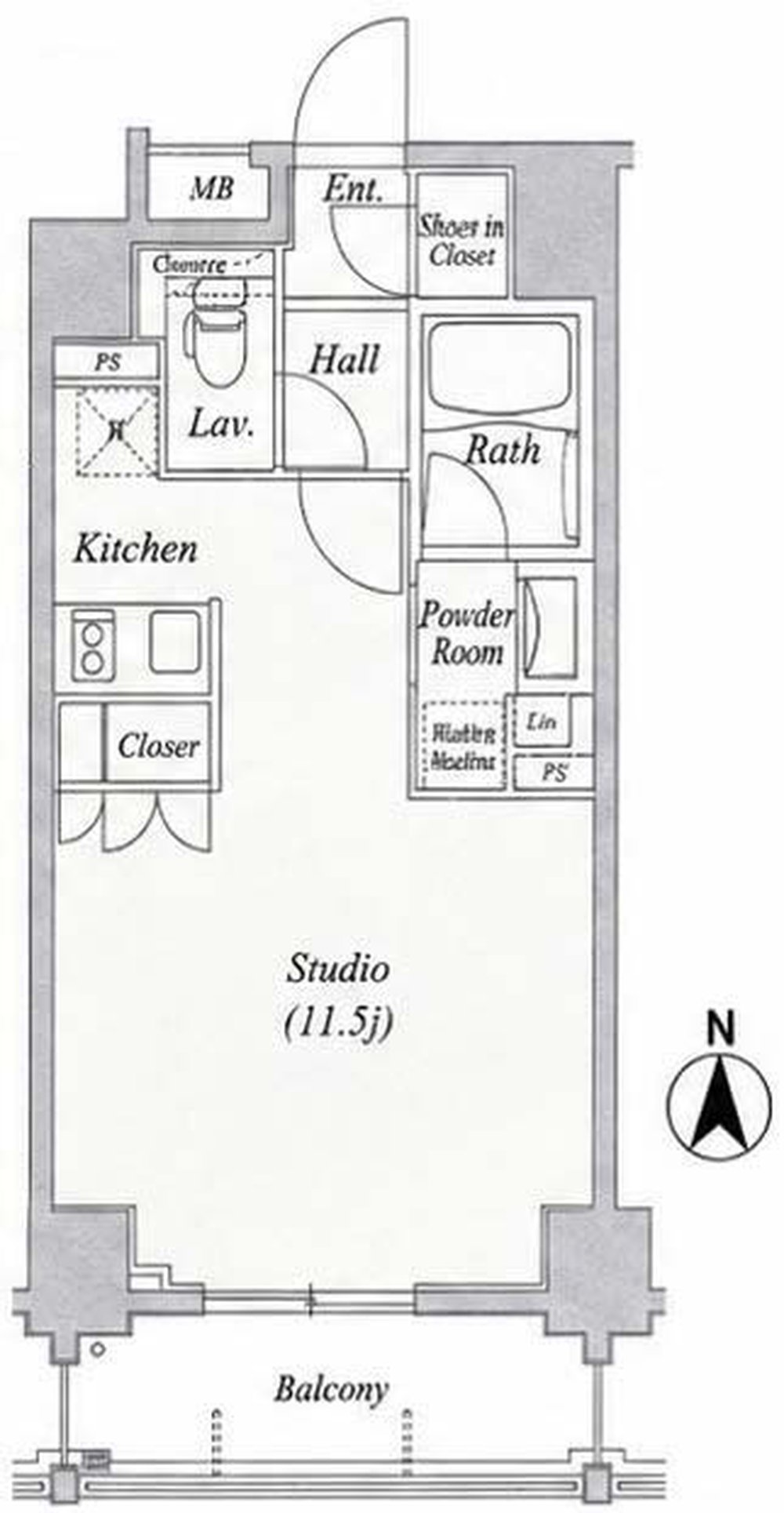 クリオコンフォート府中（M-50234）の間取り図