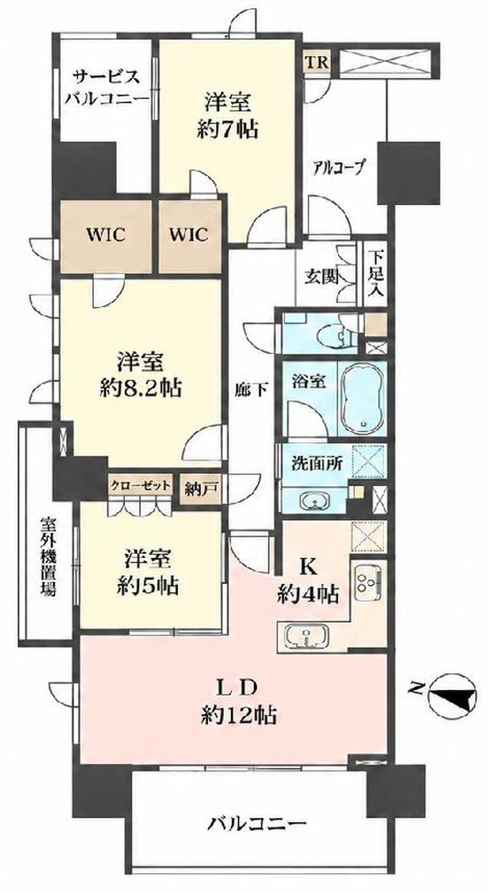 プラウド府中マークス（M-50246）の間取り図