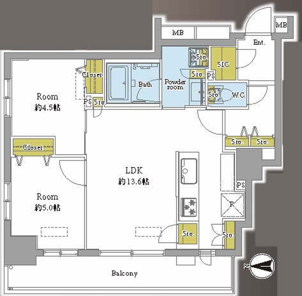 サンクレイドル東府中（M-50259）の間取り図