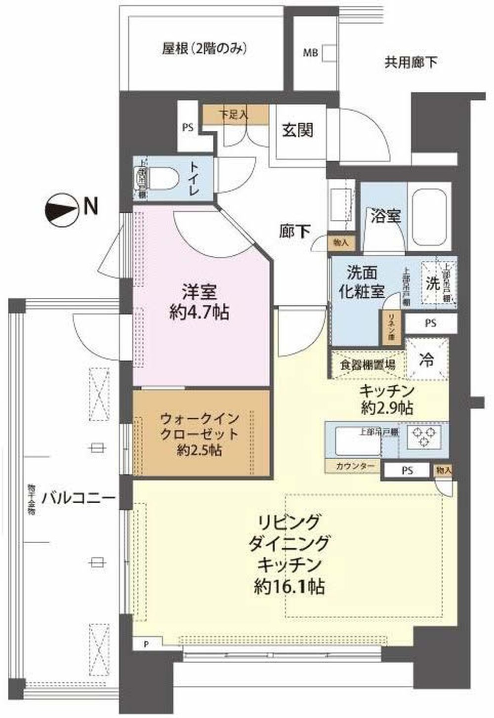 ウィルローズ府中宮町（M-50273）の間取り図