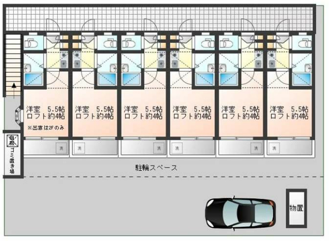 四谷1丁目売りアパート間取り
