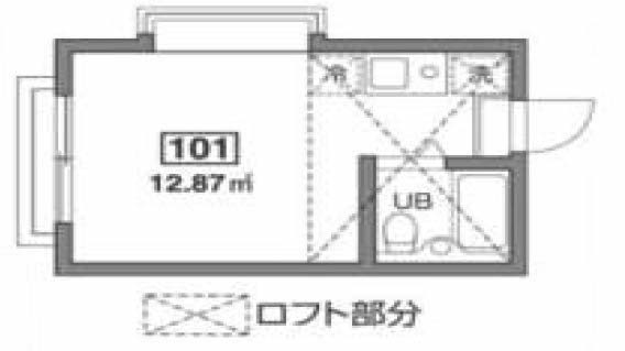 府中市若松町2丁目売りアパートs-3107間取り