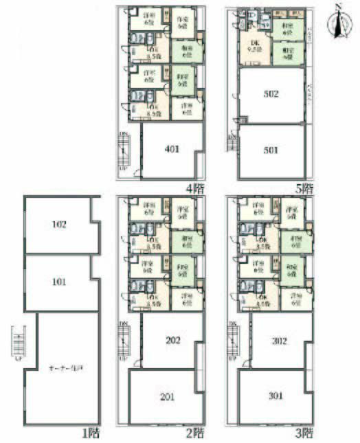 府中市是政2丁目 一棟売マンション（是政駅・S-3136）の間取り図