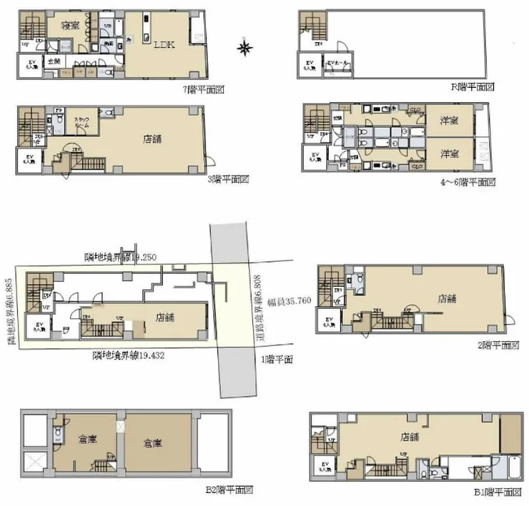 府中市寿町1丁目の売りビル（府中駅・S-3217）の間取り図
