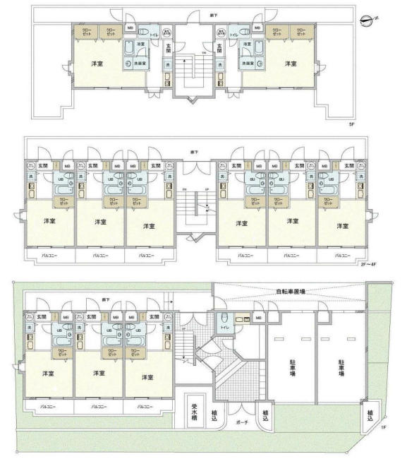 府中市美好町3丁目一棟売マンションs-3251間取り
